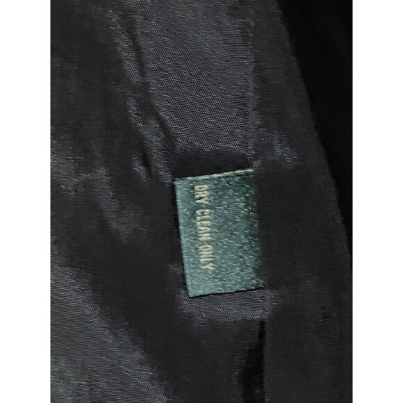 Vintage Lauren Ralph Lauren Gold Crown Crest Blazer 14 Rugby Preppy 100% Wool - Picture 9 of 10